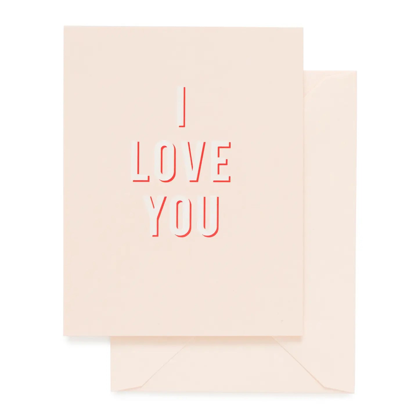 I Love You &quot;Bold&quot; Card